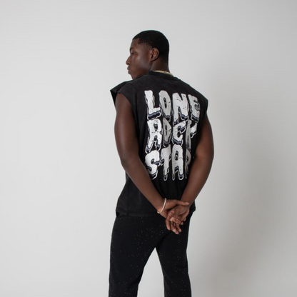 Lone Rock$tar "Melted Rock" Sleeveless Tee